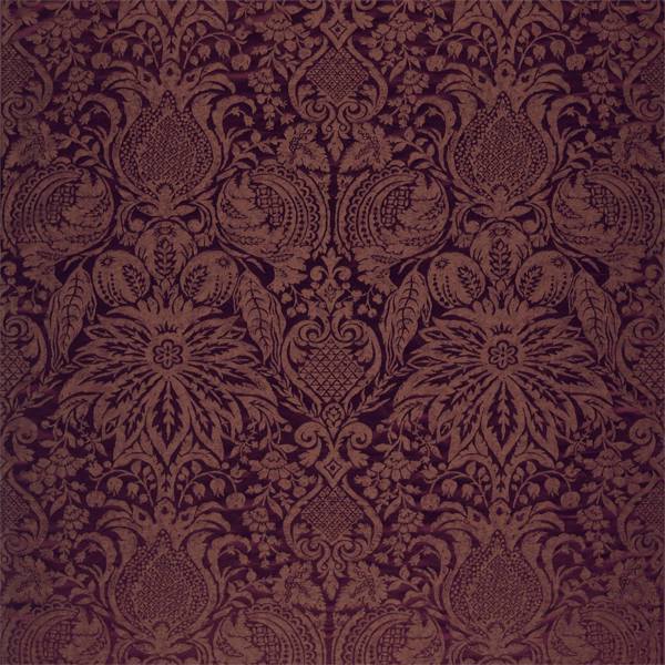Zoffany Stoff Mitford Weave Rubient