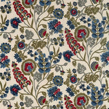 Zoffany Stoff Hardwick Crewel Sunstone/Indigo