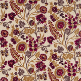 Hardwick Crewel Antique Gold/Cinnabar — Zoffany -kangasnäyte