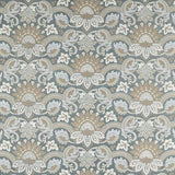 Pomegranate Velvet Wedgwood Blue / Silver — Zoffany fabric sample