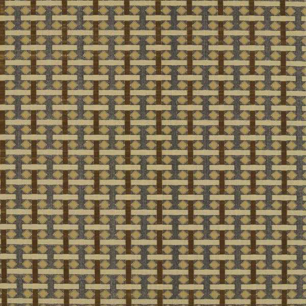 Diamond Check Old Gold — Zoffany stofstaal