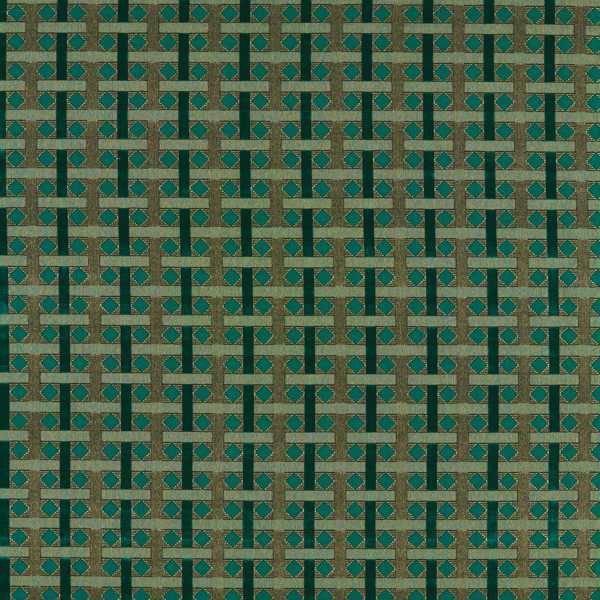 Diamond Check Poison — Zoffany stofstaal