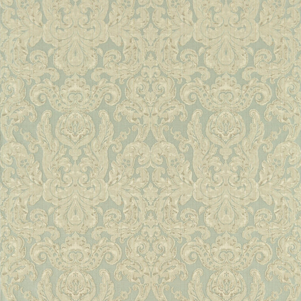 Zoffany Fabric Brocatello — Granducato Weave Light Blue