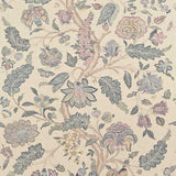 Kalamkari Blue / Lilac — Zoffany -kangasnäyte