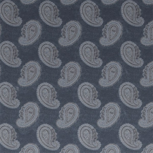 Orissa Velvet Blue — Zoffany Stoffmuster