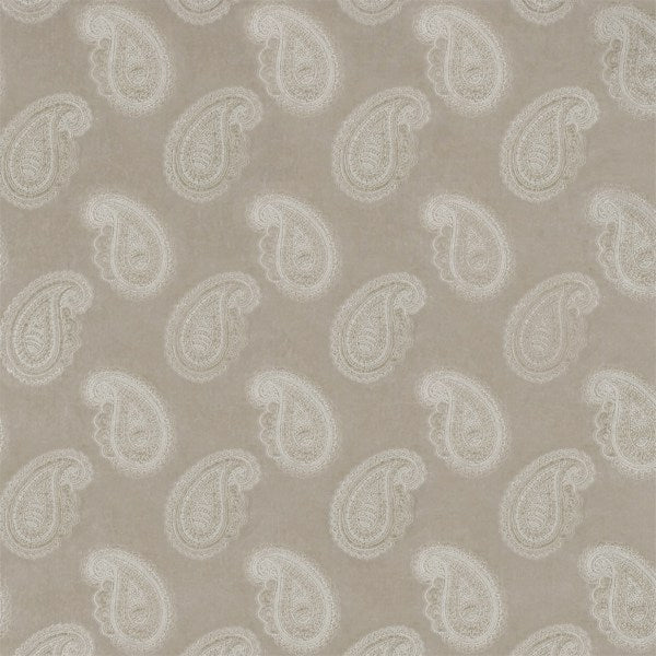 Orissa Velvet Pale Linen — Zoffany Stoffmuster