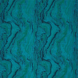 Zoffany Stof Serpentine Blue Malachite