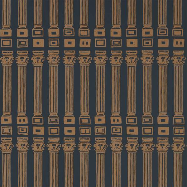 Zoffany Tapete Columns Vine Black/Antique Gold