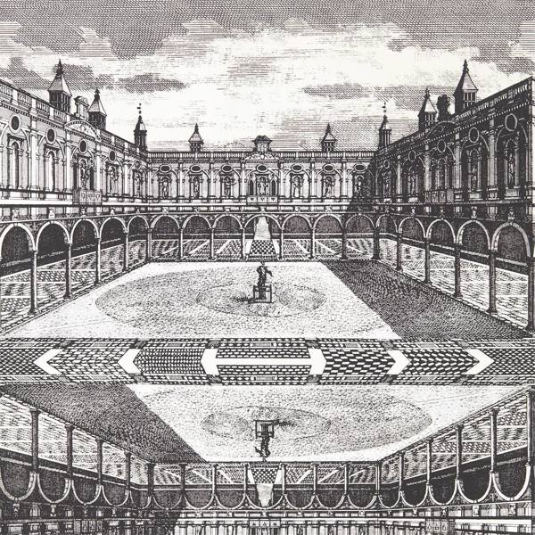 Zoffany Tapet Royal Exchange Snow/Architects White