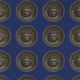 Zoffany Tapet Medallion Lazuli/Nickle