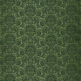Pomegranate Brocatelle Huntsman Green — Zoffany fabric sample