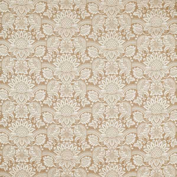 Pomegranate Brocatelle Pale Gold — Zoffany fabric sample