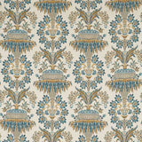 Long Gallery Brocade Teal/Gold — Zoffany Stoffmuster