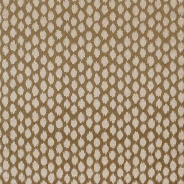 Zoffany Ikat Spot Antique/Gold -kangas