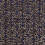 Tespi Indigo/Taupe — Zoffany tygprov