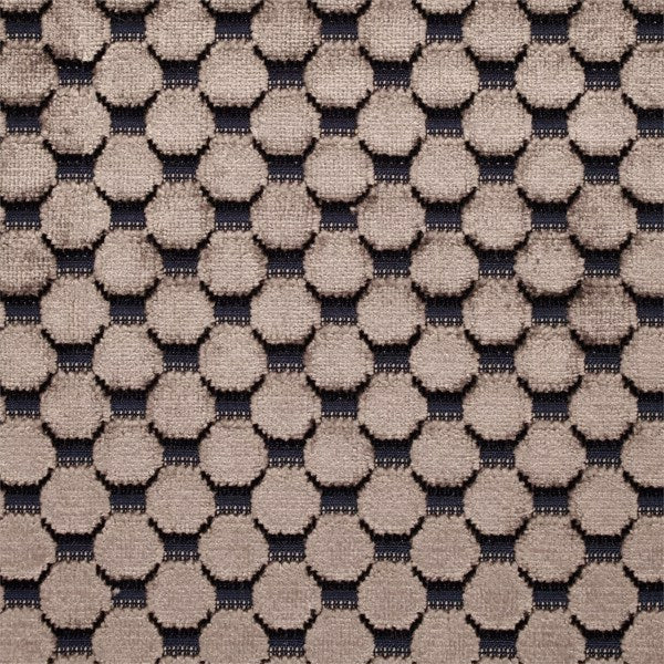 Tespi Spot Indigo/Taupe — Zoffany tygprov