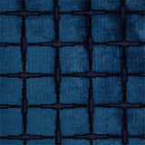 Zoffany Fabric Tespi Square Indigo