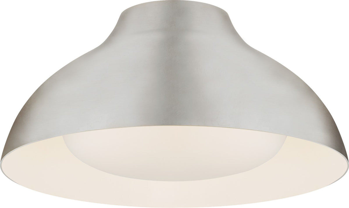 Agnes 15" Plafond Burnished Silver Leaf