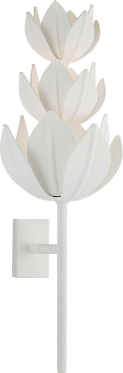 Alberto Extra Large Three Tier -seinävalaisin — Julie Neill for Visual Comfort & Co. — Plaster White
