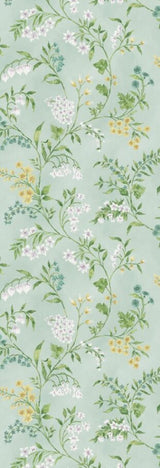 Osborne and Little Tapet Almora Aqua yellow green