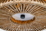Antigua Large Drum Plafonnière — Chapman & Myers for Visual Comfort & Co. detailbeeld