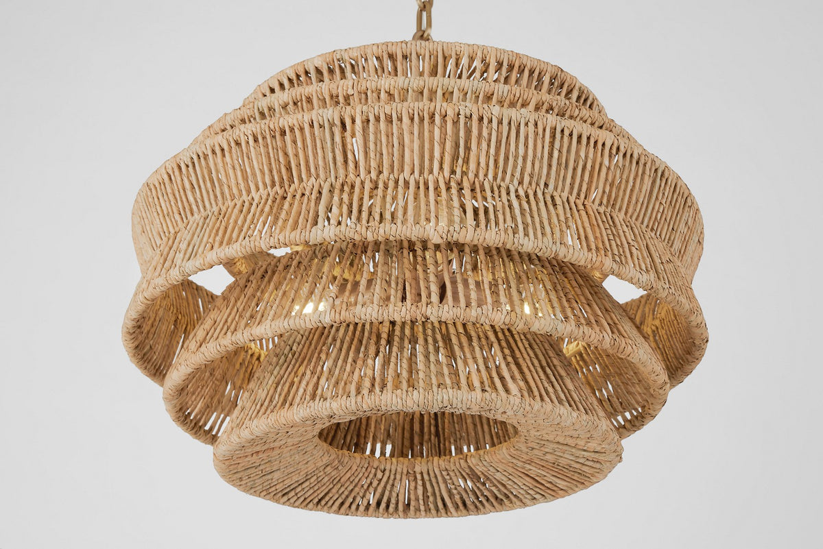 Antigua Small Drum Kroonluchter — Chapman & Myers for Visual Comfort & Co. detailfoto