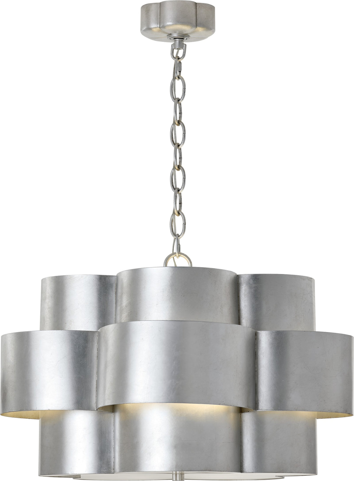 Arabelle Deckenleuchte Burnished Silver Leaf