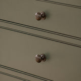Cotswold Schrankknopf, Pilzform — Raumbild, Dark aged brass