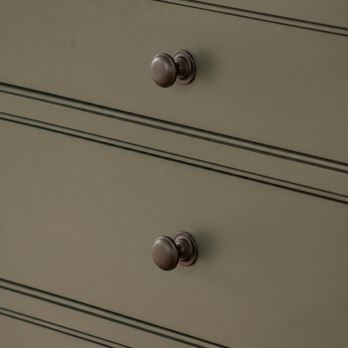 Cotswold Schrankknopf, Pilzform — Raumbild, Dark bronze