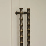 Grove Bamboo Cabinet Handle — Satin antique, satin lacquer. Design by Holly Oak House and Roseywood Interiors.