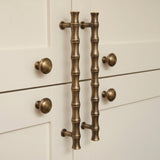 Grove Bamboo Cabinet Handle — room setting, Fine English antique