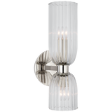 Asalea 16" Double Bath Polished Nickel -seinävalaisin