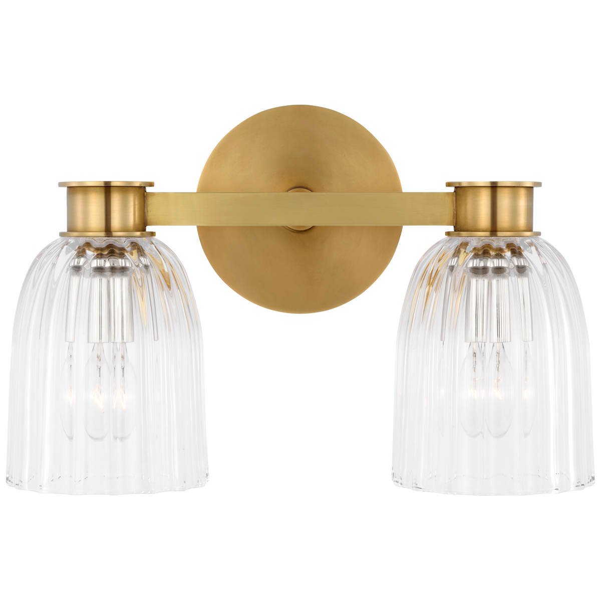 Asalea Double Wandleuchte Antique-Burnished Brass