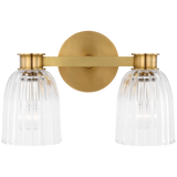 Asalea Double Wandleuchte Antique-Burnished Brass