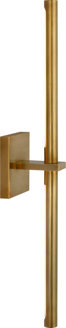 Axis Large Linear Wandlamp — Kelly Wearstler for Visual Comfort & Co. — Antique-Burnished Brass