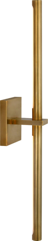 Axis Large Linear Wandlamp — Kelly Wearstler for Visual Comfort & Co. — Antique-Burnished Brass