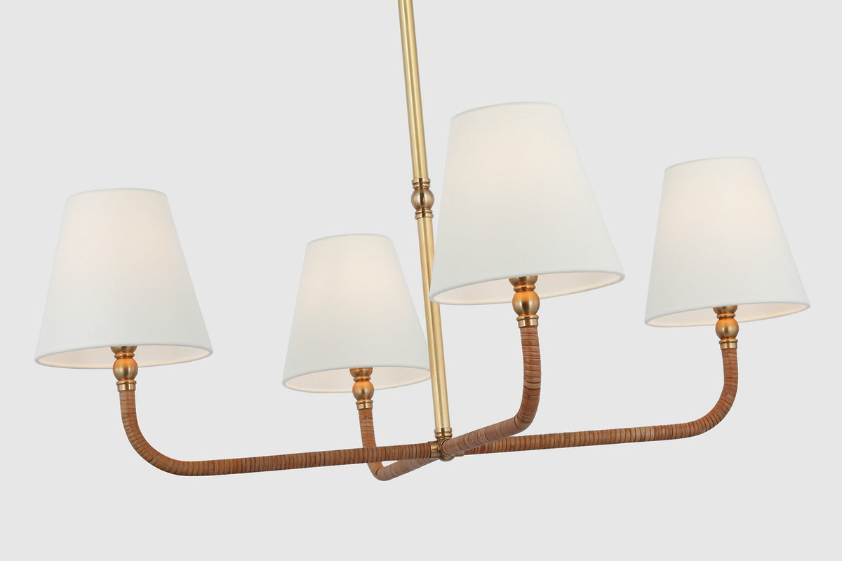 Basden Medium Single Tier Kroonluchter — Chapman & Myers for Visual Comfort & Co. detailfoto