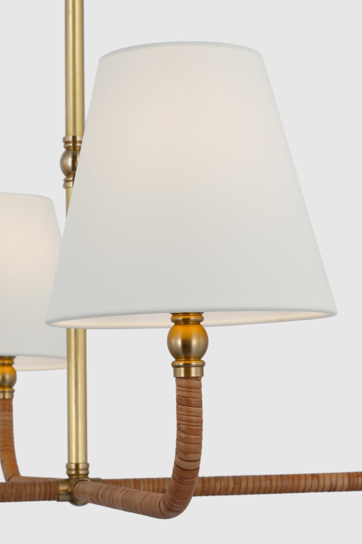 Basden Medium Single Tier Kroonluchter — Chapman & Myers for Visual Comfort & Co. detailfoto