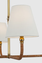 Basden Medium Single Tier Kroonluchter — Chapman & Myers for Visual Comfort & Co. detailfoto