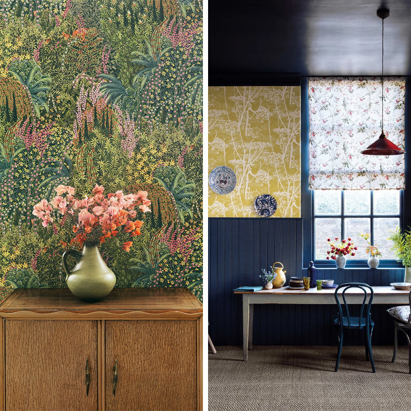 Behang van Cole & Son in een interieur