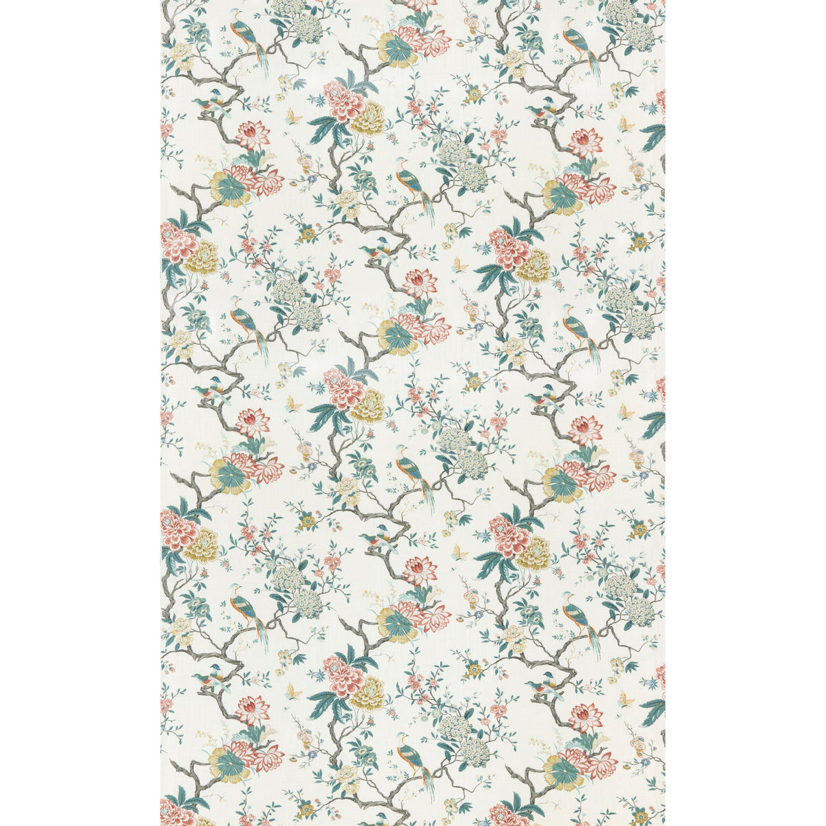 Oriental Bird Signature -kangasnäyte - Teal