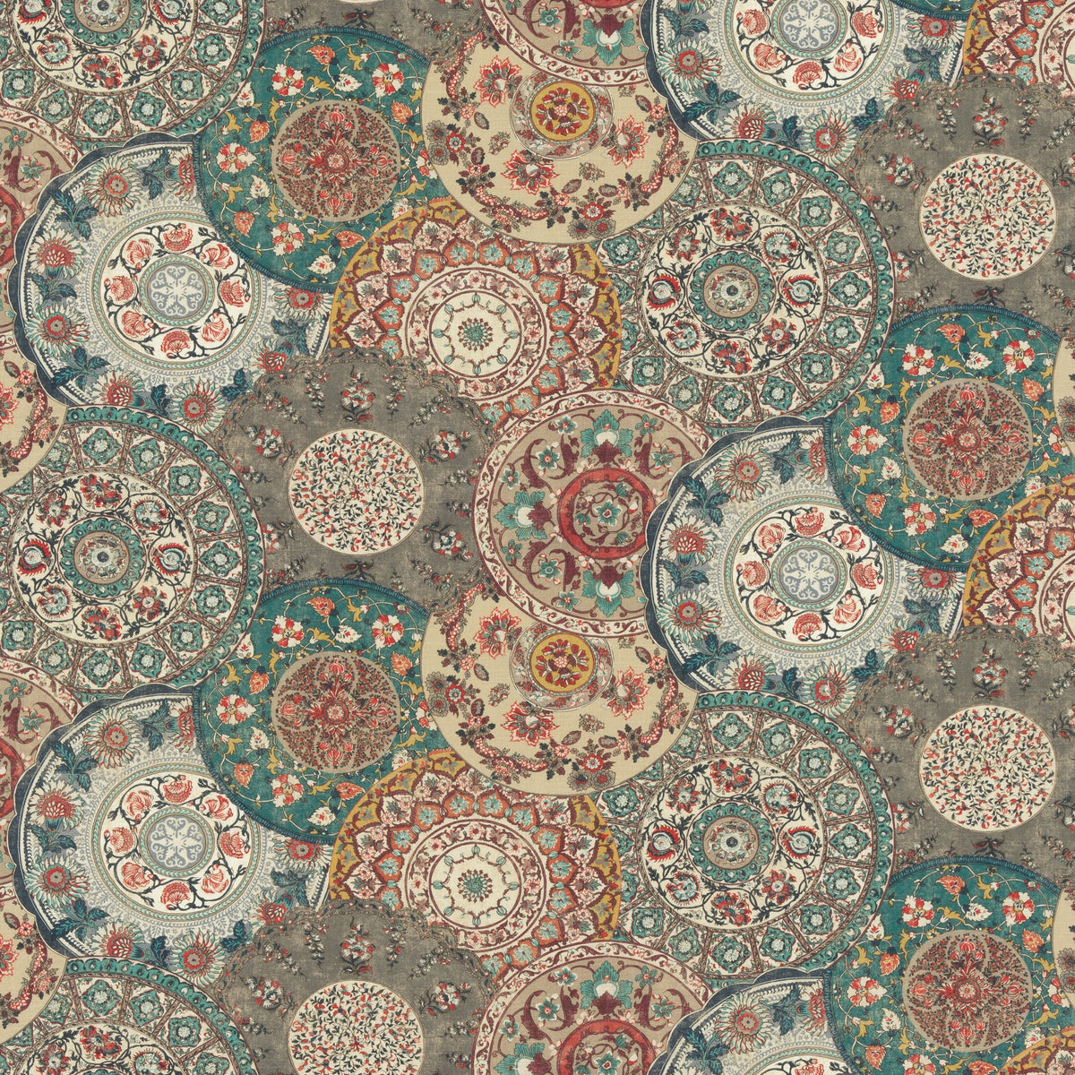 Imari Stoff Teal — G P & J Baker