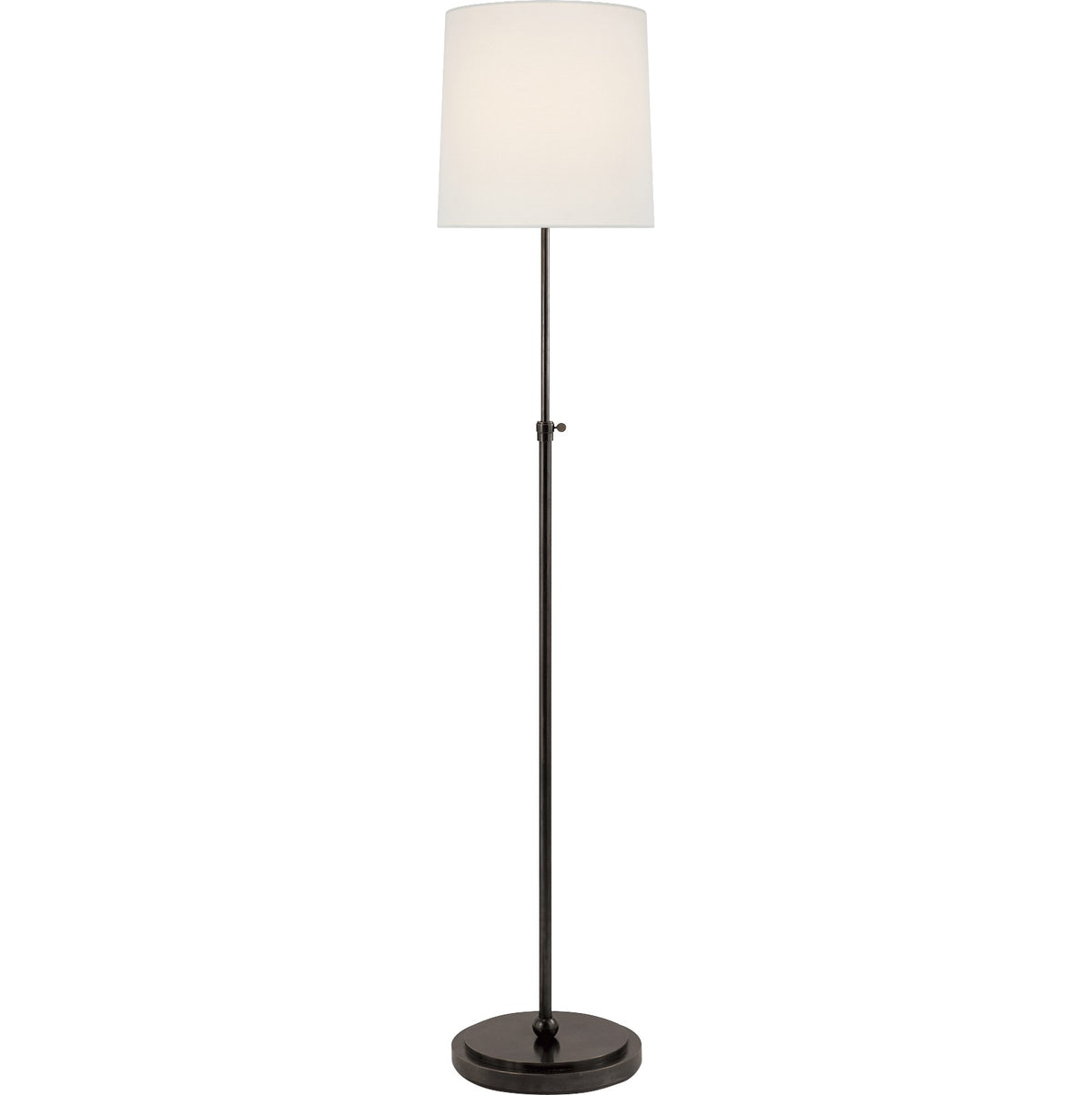 Bryant Vloerlamp — Thomas O'Brien for Visual Comfort & Co. — Bronze with Linen Shade