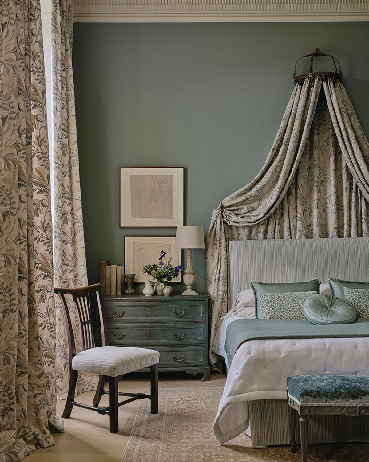 Bucknall sfeerbeeld — Colefax & Fowler stof