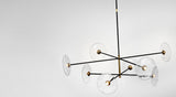 Calvino X-Large Radial Kroonluchter — Ian K. Fowler for Visual Comfort & Co. detailfoto