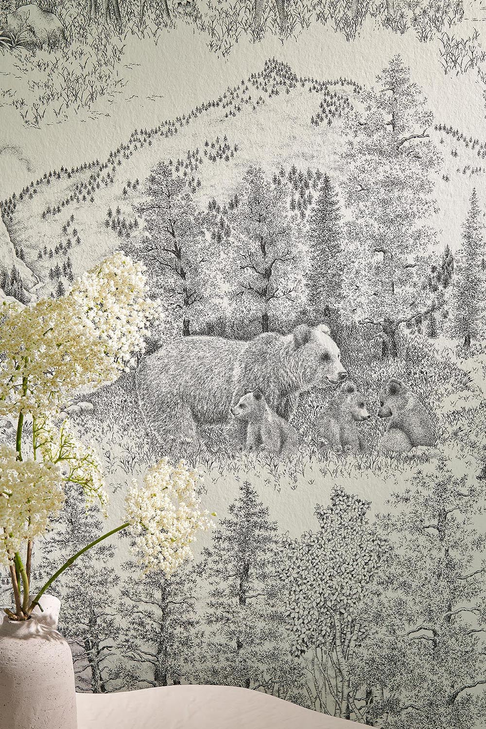 Caribou sfeerbeeld — Pierre Frey behang