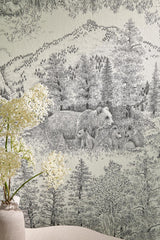 Caribou sfeerbeeld — Pierre Frey behang