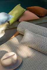 Cassis room setting — Pierre Frey fabric