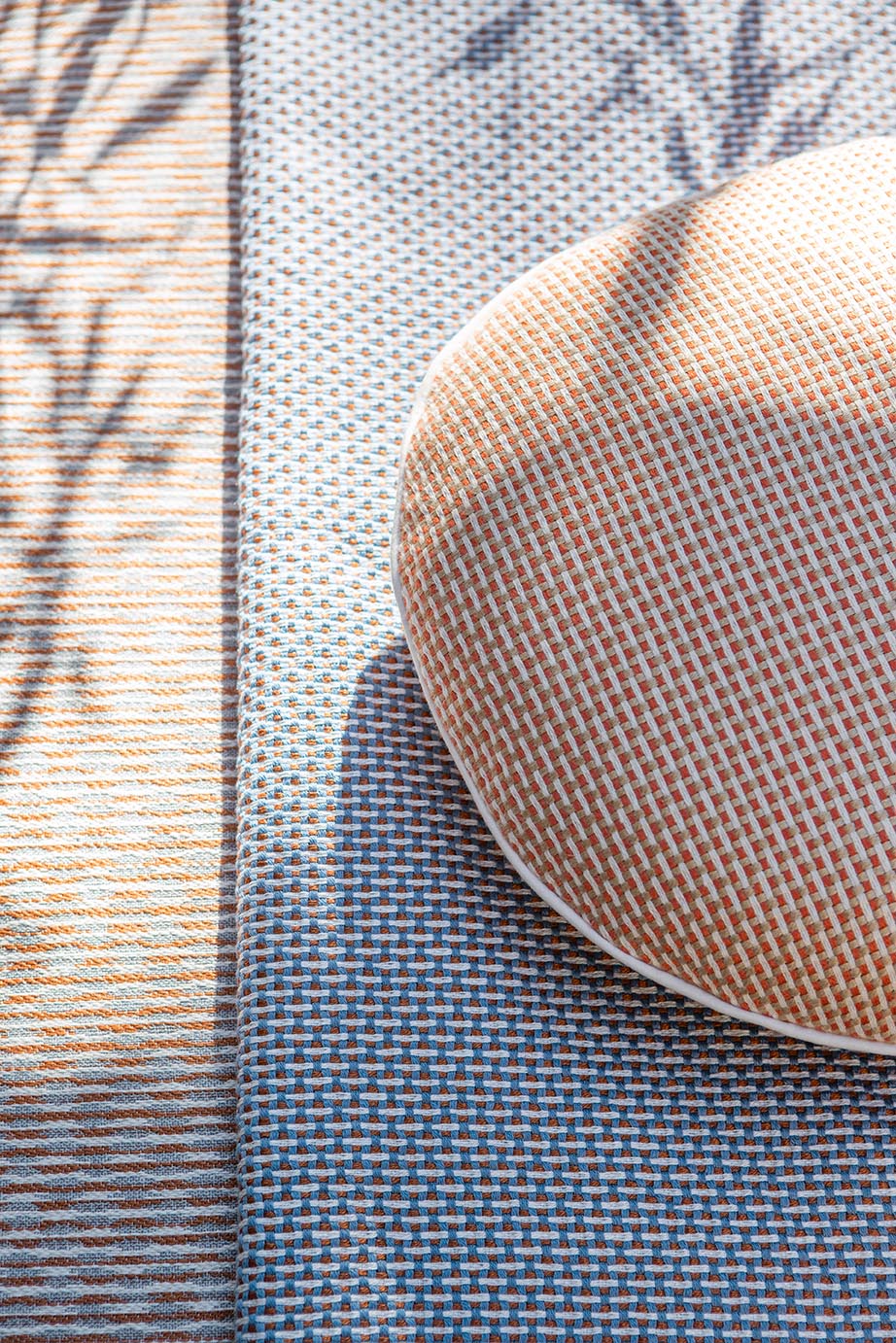 Cassis room setting — Pierre Frey fabric