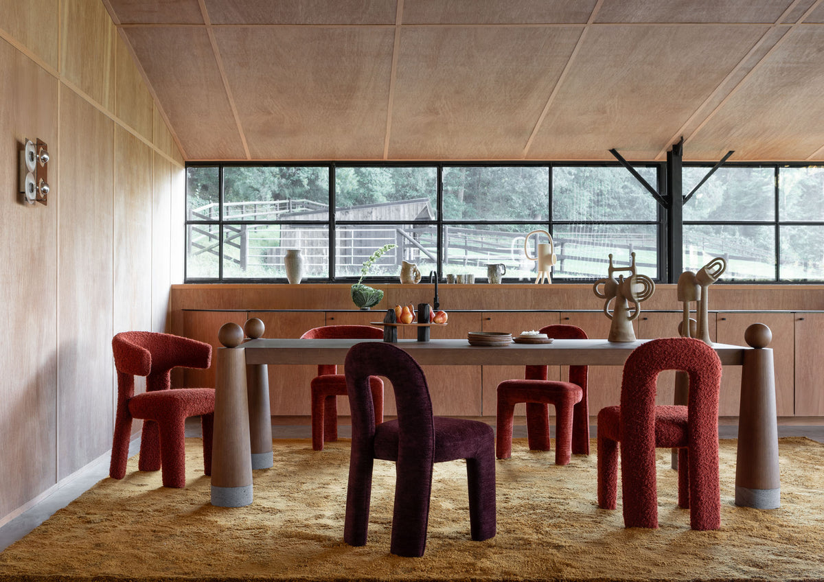 Chenille Igor room setting — Pierre Frey fabric